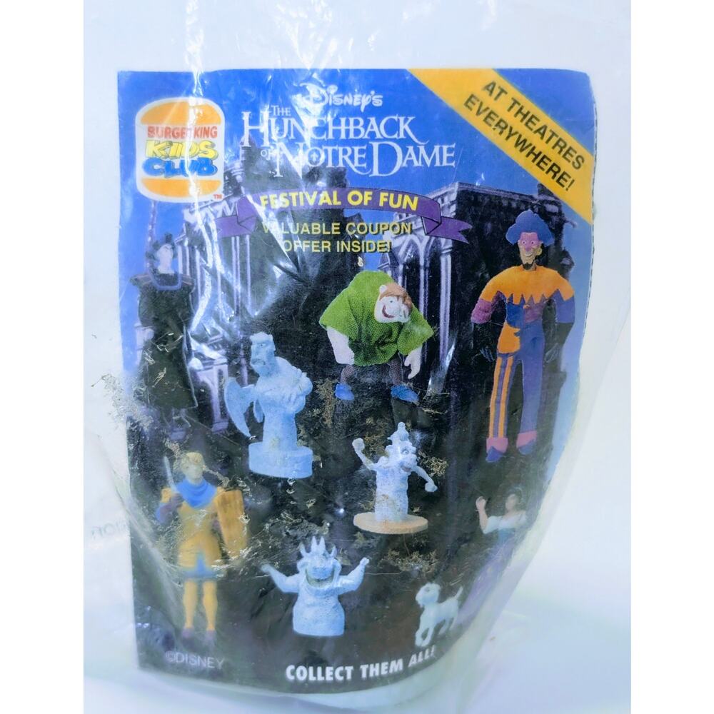 Vtg Sealed 1996 Disney Hunchback of Notre Dame Victor Gargoyle Burger  King Toy